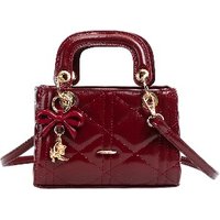 Luxury Brand Diaper Bag, Elegant Solid Color Square Satchel, Trendy Crossbody Handbag For Women Leisure Business