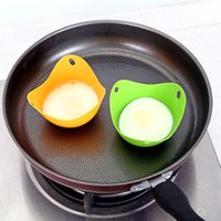 1/2/4/8Pc Silicone Egg Boiler Mold High Temperature Resistant Multifunctional Microwave Oven Stove Egg Tray Kitchen Cooking Tool