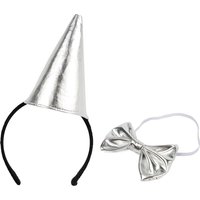 Kids Tin Man Character Headband Decorative Halloween Party Prop Fashion Cosplay Accessory for School Show Role Play Celebration