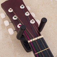 Non-slip Wall Guitar Hanger Guitar Wall Mount With Rubber Coating Guitar Wall Hook Rotatable Yokes Guitar Ukulele Accessories