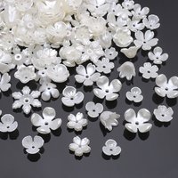 20-50Pcs/Lot ABS Imitation Baroque Pearl Beads Flower Shape Loose Spacer Beads For Jewelry Making Diy Necklace Bracelet Supplies