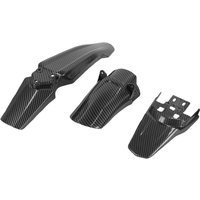 AliExpress NONE For Light Bee Sur Ron S/X Segway X160/ X260 Front-Rear Fender Set Imitation Carbon Fiber Motorcycle Electric Dirt Bike Mudguard