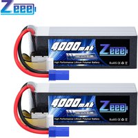 2 pièces Zeee 6S 4000mAh FPV Drone batterie 22.2V 100C Lipo batterie EC5 prise pour RC course passe-temps avion hélicoptère RC modèle pièces