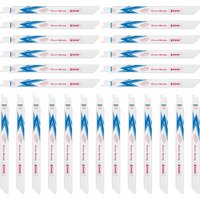 EZARC Pallet Repair Reciprocating Saw Blades, 225mm Bi-Metal Reciprocating Blades Set 10+14TPI Special for Nail Embedded Wood