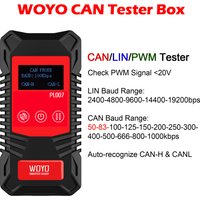 CAN-Bus-Analysator, erkennt CAN-H und CAN-L, lesen Sie Baud ID-Daten, LIN BUS PWM-Signaldetektor, elektronisches Kfz-Diagnosetool