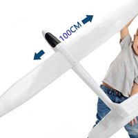 Airplane Toy Foam Flying Machine Thickened DIY Modifiable Glider Toy Outdoor Throwing Airplane for Children Boys Beginners