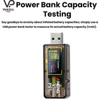 P01 Digital USB Tester Display DC Voltage Ammeter Power Meter DC 4-30V Voltmeter Ammeter Charger Capacity Multifunction