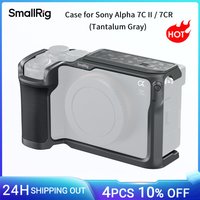 SmallRig Gehäuse für Sony Alpha 7C II / 7CR Tantalumgrau mit Blitzschuhabdeckung, integriertem ergonomischen Griff und vollständigem Schutz -5560