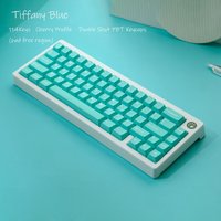 114 Keys Cyan Keyboard Keycaps Double Shot PBT Keycaps Cherry Profile for Gateron MX Switches Mechanical Gamer Keyboard