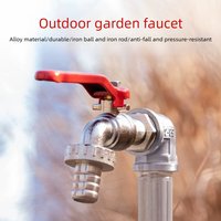 Durable Zinc Alloy Wall Faucet 1/2" Universal Washing Machine Faucet for Outdoor Sink Balcony Garden Faucet Garden Accessories