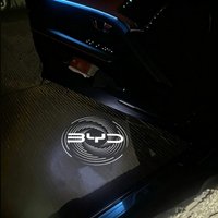 2 pièces de feux de bienvenue pour portière de voiture, feux d'avertissement d'arrêt, feux de signalisation nocturnes pour BYD EV Han DM Song PLUS Qin PRO Seal EA1 2020-2024 2023
