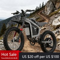 Tc electric off-road motorcycle with powerful 75 km/h electric off-road vehicle 150 kg load capacity 72v brushless motor