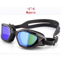 Myopia swimming goggles for men and women, swimming pool glasses, waterproof glasses for water sports, anti-fog optical glasses