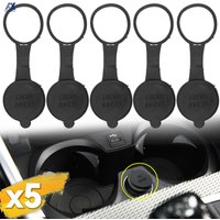 5x Car Cigarette Lighter Lid 12V Socket Outlet Waterproof Cover Plug Universal Dustproof Cap Styling Protection Auto Accessories