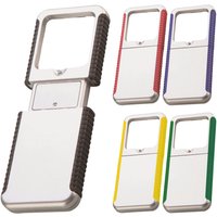10X Magnifier With LED Lights - Foldable Pocket Microscope For Jewelry, Reading & Crafts (Portable Illuminated Loupe, HD Lens)