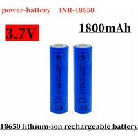 3.7V-18650- 1800mAh Li-ion rechargeable battery Suitable for power tools, children's toys, torches, rechargeable devices