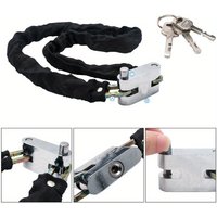 AliExpress High Quality Hardened Steel Anti-theft Lock Protective Textile Outer Sleeve Motorcycle Scooter Bicycle Heavy Duty Chain Lock