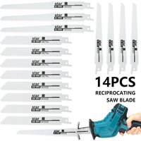 10/12/14Pcs Hand Saw Multi Tool Saw Blade HCS Reciprocating Saw Blade Saber Saw for Cutting Wood Metal Tube for DeWalt for Bosch