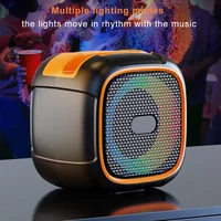 Mini Portable Music Player Wireless Bluetooth Speaker HIFI SY-307 BT5.3 with RGB Light USB TF Card FM Playback Compact Boombox