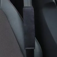 1/2/4pcs Car Seat Belt Shoulder Pad Cover Universal Comfort Protector For Adults & Kids Warm Fleece Padding For Safe Driving