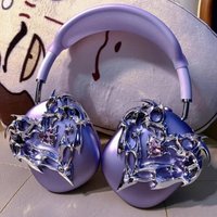 for Airpods Max Case Headphone Cover Custom Love Crystal Headphones Decoration for Sony XM5 Attachment Y2K Earphone Accessories