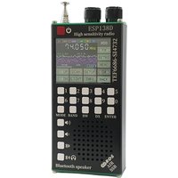 New ESP138D H-RADIO SI4732 Full Band FM AM SSB AIR Band Receiver + TEF6686 FM Receiver 2 In 1 Radio With Bluetooth