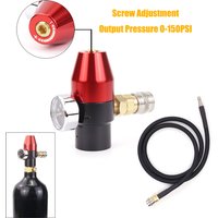 HPA CO2 Niederdruck SFR (SUPER FAST REFRESH) Regler mit Fernausgang, Ausgangsdruck 0-150 psi, mit US Foster-Kupplung und 300 psi Manometer