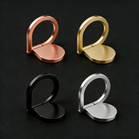 360° Rotating Phone Ring Holder Portable Waterdrop Phone Metal Mount Phone Grip Mobile for IPhone 16 15 14
