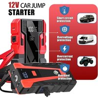 3000A Peak Jump Starter 12V Battery Booster for 6.5L Gas/5.5L Diesel Engine, USB Fast Charger Power Bank Car Starter -20°C~60°C