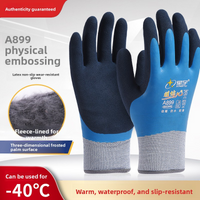 A899 Elastic Star Winter Car Wash Fishing Gloves Fully Impregnated Non-slip,Wear-resistant and Waterproof Labor Insurance Gloves