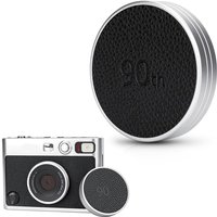 Retro Leather Lens Cap Anti-Scratches Aluminum Mini Evo Lens Cap For The FUJI Fujifilm Instax Mini EVO