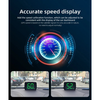 Accessory Y03 Universal Car HUD Head Up Display Digital Speedometer Big Font KMH Projector For Auto Electronic Speed Meter