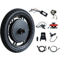 Bike Rear Wheel Motor 40n.m 16 Inch Waterproof Brushless Gearless Motor Scooter Fat Tire Rear Hub Motor Electric Bicycle Wheel