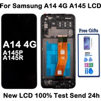 100% Test For Samsung A14 4G LCD A145R A145P LCD Display Touch Screen Digitizer Assembly For Samsung A145 LCD