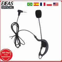 Casque de moto avec écouteurs, prise jack 3.5mm, micro pour arbitre, pour EJEAS Vnetphone V6 PRO V6C V4 V4C PLUS