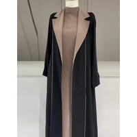 Eid Muslim Abaya for Women Cardigan Dresses Jacket Jalabiya Kaftan Islam Vestidos Arab Long Robe Ramadan Morocco Dubai Abayas