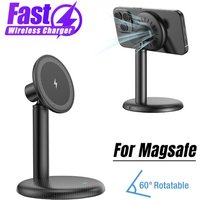 Desktop Magnetic Phone Stand Fast Wireless Charger Holder For Magsafe iPhone 17~12 Pro Max Samsung Xiaomi 17 Cellphonoe Bracket