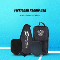 Premium Pickleball Bag - Large Capacity Water-Repellent Tote with Paddle/Ball Storage & Adjustable Shoulder Strap