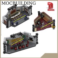 Enterprise Diorama Model Spaceship Space Movie Scene Display MOC Building Blocks Construction Toys Birthday Gift