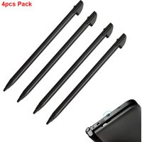 4pcs Stylus Pens for 3DS XL Gaming Console Replacement Pen Plastic Touch Screen Pen for 3DS LLBlack