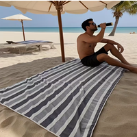 Stripe Striped Beach Towel with High Absorbency Bright Colors Travel and Home Use Bath Towel Beach Towel Camping Towel Pad