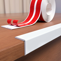 3-Meter Solid Color Self-Adhesive PVC Decorative Strip, Suitable for Flexible Edging in Kitchens, Living Rooms, and Floors