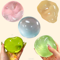 Slow Rebound Stress Maltose Colorful Fruit Apple Ball Anti Stress Ball Toy Soft Slow Rebound Stress Anxiety Relief Fidget Toy