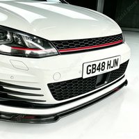 Car Front Bumper Centre Grills For VW Golf Mk7 2014 2015 2016 2017 GTI Style ABS Plastic Upper Center Honeycomb Grille Body kits