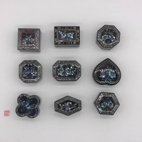 Handmade Mother of Pearl Lacquer Jewelry Box Shell Inlay Random Design Small Size
