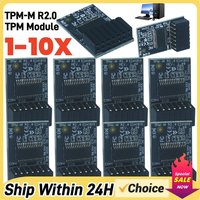 1-10PCS For Asus The Trusted Platform (TPM) Module LPC 14-1 Pin TPM-M R2.0 Module Trusted Platform Module for Asus Motherboards