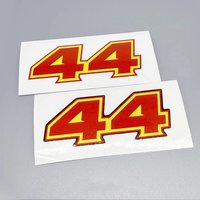 AliExpress NONE Car Sticker for Driver Hamilton 44 Decal Motor Helmet Auto Triangle Window Tail Applique
