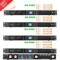 Paulkitson Pd Series Class D Amplifier 2/4Channel Power Amplifier Stable 2Ω Work For Line Array Speakers Dj Subwoofers 4x7800w