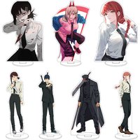 16CM Anime Chainsaw Man Denji Makima Power Pochita Hayakawa Aki Higashiyama Kobeni Cos Acrylic Figure Stand Ornaments Gifts