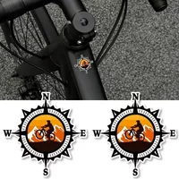 AliExpress NONE 1pc Mountain Bike Compass Sticker for Car Motorcycle Decoration Outdoor Adventure Style